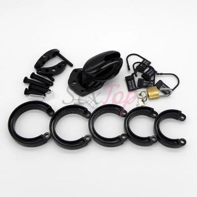 Мужской пояс верности CB-6000 black &mdash;  фото товара 2