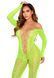Бодистокинг Leg Avenue Crotchless Footless Lingerie Bodystocking One Size Neon Green &mdash; фото 3 из 5