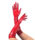 Глянсові вінілові рукавички Art of Sex - Lora, розмір M, колір Червоний SO6604 фото 1