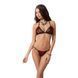 Комплект белья Passion MELISSA BIKINI L/XL, black, лиф со шнуровкой и трусики стринги &mdash; фото 1 из 7