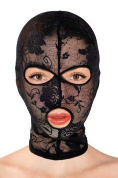 Капюшон для БДСМ Fetish Tentation Patterned fishnet hood,  - 1