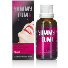 Капли стимулирующие увеличение спермы Yummy Cum Drops Розовый 1