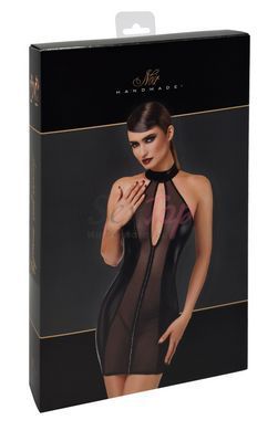 Сукня Noir Handmade F370 Luxuria Crystal Sheer Mini Dress L - фото товару 8