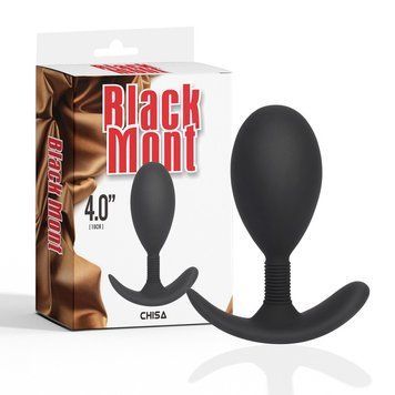 Анальная пробка с ручкой черного цвета Chisa Anal Play Plug Large, Черный - 1