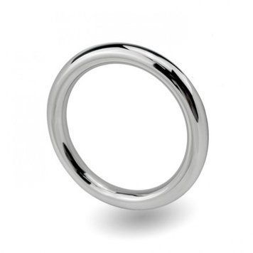 Фиксатор металлический для члена серебристого цвета Uabdsm Penis Ring, Серебристый - 1