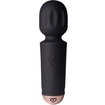 Вибромассажер Rocks Off Mini Wand Black Tulip, 16 режимов,  - 1