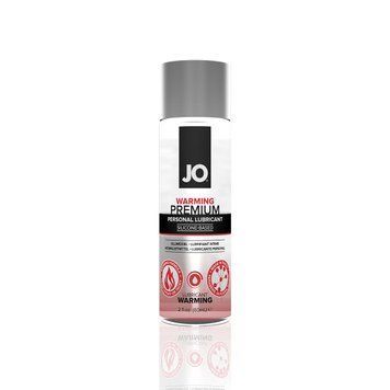 Лубрикант на силіконовій основі JO PREMIUM &mdash; WARMING (60 мл) - фото товару 1