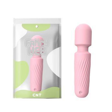 Вибромассажер-микрофон розового цвета Cnt Sweetie Wand 2 &mdash;  фото товара 1