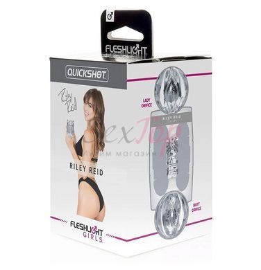 Мастурбатор Fleshlight Quickshot Riley Reid, компактний, чудово для пар і мінету - фото товару 6