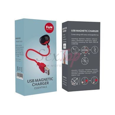 Магнітний кабель для заряджання Fun Factory USB MAGNETIC CHARGER, з індикатором - фото товару 6