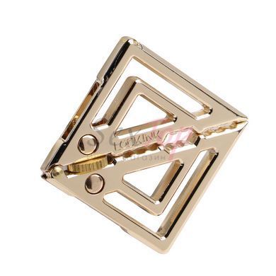 Зажимы для сосков с тяжелой подвеской LOCKINK Adjustable Nipple Clamps with Heavy Pendant - Golden &mdash;  фото товара 4
