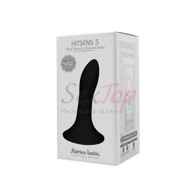 Дилдо с присоской Adrien Lastic Hitsens 5 Black, отлично для страпона, диаметр 2,4см, длина 13см &mdash;  фото товара 6