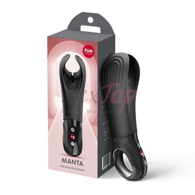 Вібратор для пеніса Fun Factory MANTA Black, підходить для парних ігор - фото товару 10