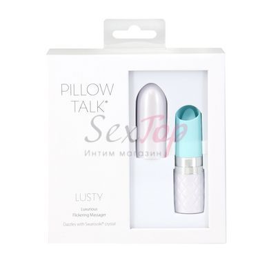Вібратор Pillow Talk Lusty Luxurious Flickering Massager - Teal - фото товару 7