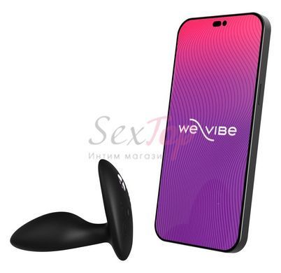 Анальная смарт-вибропробка We-Vibe Ditto+ Satin Black с пультом ДУ &mdash;  фото товара 7