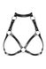 Портупея на груди Obsessive A740 harness black O/S, штучна шкіра SO7853 фото 1