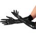 Глянцевые виниловые перчатки Art of Sex - Lora, размер М, цвет Черный SO6605 фото 2