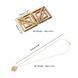 Зажимы для сосков с тяжелой подвеской LOCKINK Adjustable Nipple Clamps with Heavy Pendant - Golden &mdash; фото 10 из 10