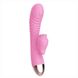Вібратор-кролик з підігрівом і пустотливим язичком для клітора Leten Wonderful Pink SO3597 фото 1