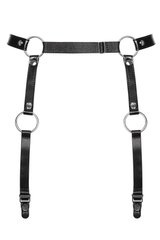 Гартеры Obsessive A741 garter belt black O/S, искусственная кожа SO7854 фото