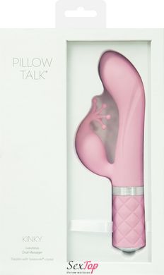 Розкішний вібратор-кролик Pillow Talk - Kinky Pink з кристалом Сваровські, потужний SO2715 фото