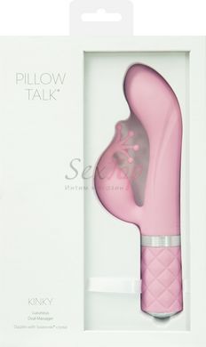 Роскошный вибратор-кролик Pillow Talk - Kinky Pink с кристаллом Сваровски, мощный &mdash;  фото товара 10