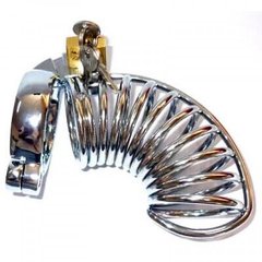 Metal Long Centipede Chastity Device with Two Rings IXI40611 фото