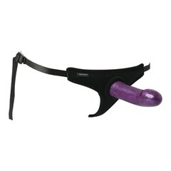 Трусики-стрінги з страпон Sportsheets Bikini Strap-On Фиолетовый 1