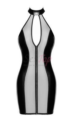 Сукня Noir Handmade F370 Luxuria Crystal Sheer Mini Dress XL - фото товару 6