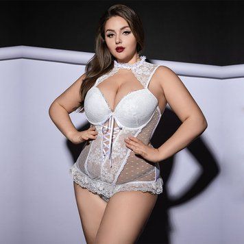 Корсет JSY P61132 White Plus Size,  - 1