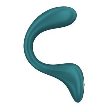 Вагинально-клиторальный вибратор Satisfyer G for Goddess 2 Bottle Green, 2 мотора,  - 1