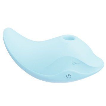 Вібратор та вакуумний стимулятор CuteVibe Heidi Blue,  - 1