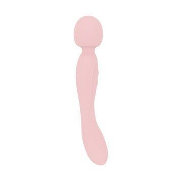 Вибромассажер Good Vibes Only - SIMI Double-Sided Wand Vibrator Soft Silicone - Pink,  - 1