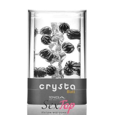Мастурбатор Tenga Crysta Ball, уникальный рельеф, стимулирующие плотные шарики, прозрачный материал SO3813 фото