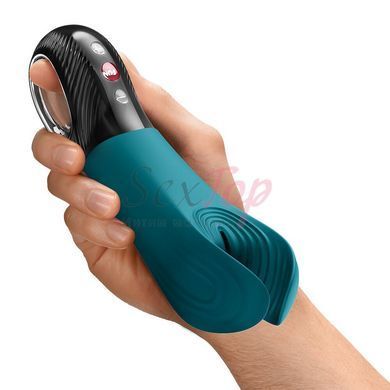 Вибратор для пениса Fun Factory MANTA Bottle Green, подходит для парных игр &mdash;  фото товара 8