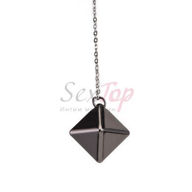Затискачі для сосків з важкою підвіскою LOCKINK Adjustable Nipple Clamps with Heavy Pendant - Grey - фото товару 7