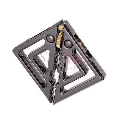 Затискачі для сосків з важкою підвіскою LOCKINK Adjustable Nipple Clamps with Heavy Pendant - Grey - фото товару 3
