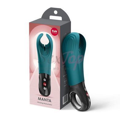 Вибратор для пениса Fun Factory MANTA Bottle Green, подходит для парных игр &mdash;  фото товара 10