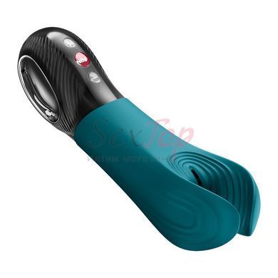 Вибратор для пениса Fun Factory MANTA Bottle Green, подходит для парных игр &mdash;  фото товара 2