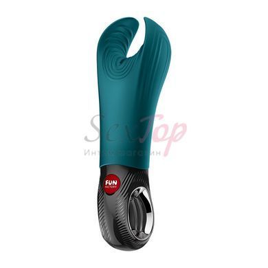 Вибратор для пениса Fun Factory MANTA Bottle Green, подходит для парных игр &mdash;  фото товара 3