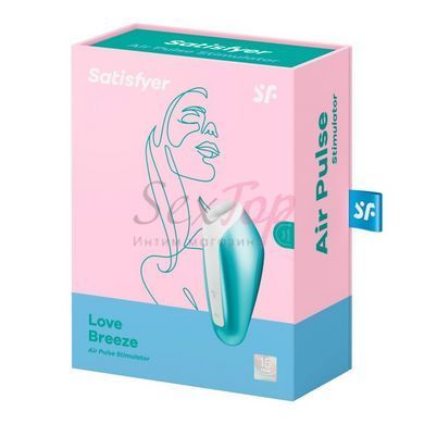 Satisfyer Love Breeze Sucking Vibrator - Ice Blue &mdash;  фото товара 4