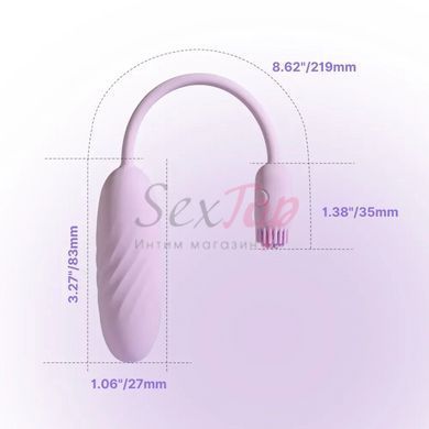 Віброяйце Svakom Plume Pastel Lilac,  - 6