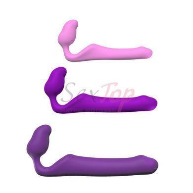 Безремінний страпон Adrien Lastic Queens L, регульований вигин, діаметр 3,8 см - фото товару 5