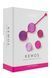 Вагинальные шарики Liebe Kewos &mdash; Cerise/Candy Violet, 5 шариков в комплекте, 15, 25, 35, 45 и 55 г &mdash; фото 5 из 5