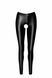 Лeггинсы Noir Handmade F304 Taboo wetlook leggings with open crotch and bum - XXL &mdash; фото 4 из 7