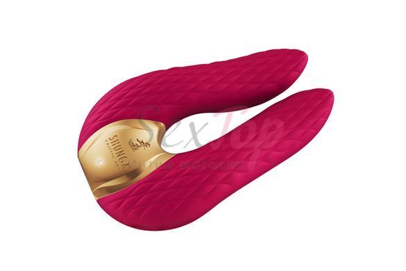 Вибратор для клитора Shunga Aiko Raspberry, гибкие кончики &mdash;  фото товара 2