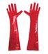 Глянсові вінілові рукавички Art of Sex - Lora, розмір L, колір Червоний SO6606 фото 4
