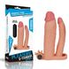 Подвійна насадка подвійна з вібрацією Pleasure X Tender Vibrating Double Penis Sleeve IXI58546 фото 1