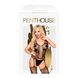 Бодістокінг з імітацією корсета та пояса для панчох Penthouse - Love Bud Black XL SO5279 фото 3