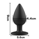 Надувна анальна пробка з грушею, що від'єднується Inflatable Silicone Anal Plug &mdash; фото 2 з 3